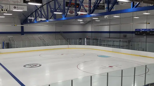 Ice rink interior, a Spies Painting job